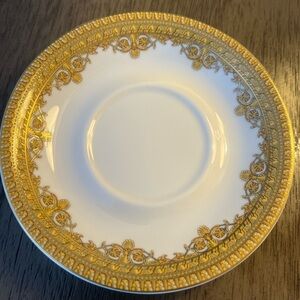 Versace Rosen thal White Baroque Design saucer